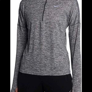 Nike running zip top size M